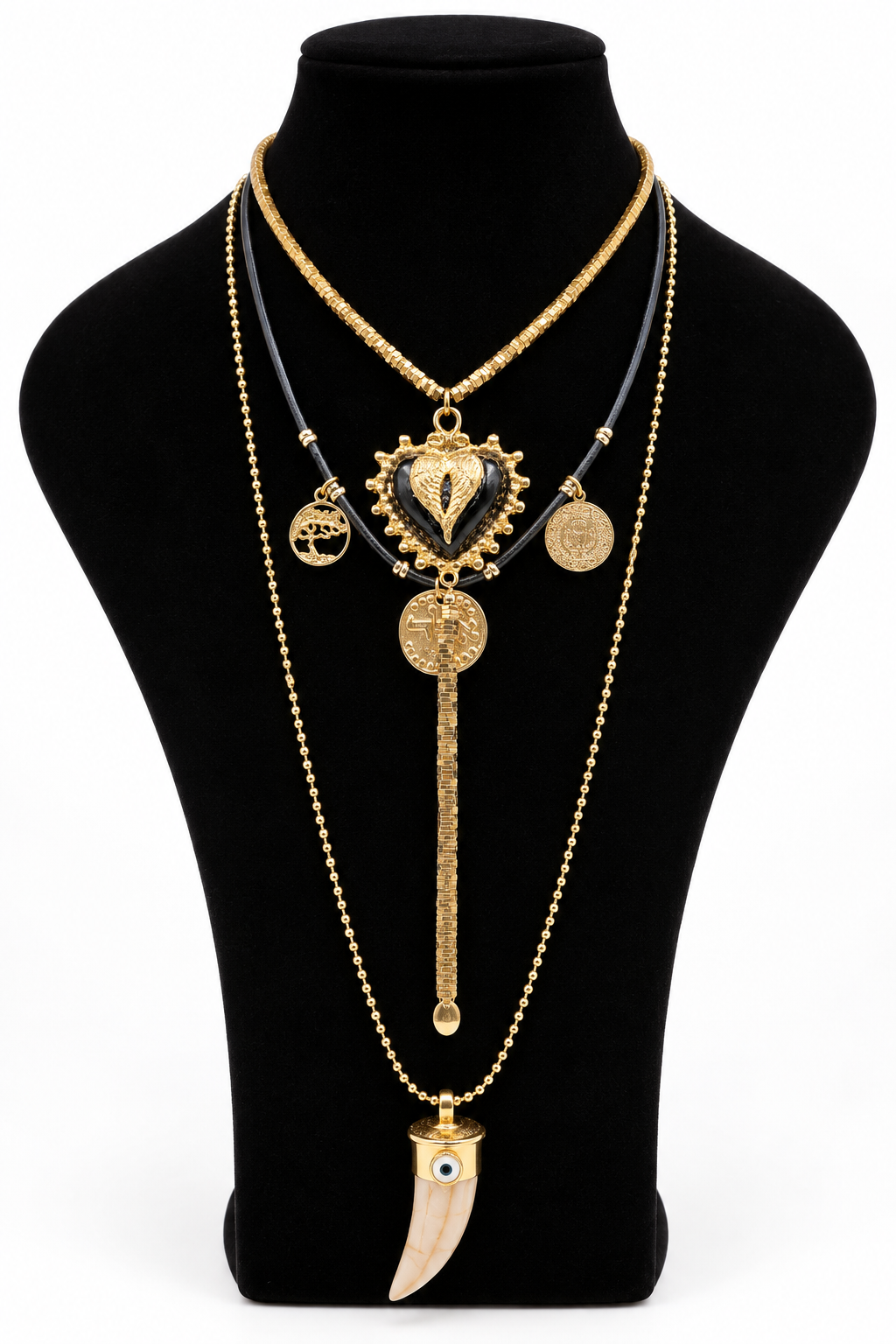 COLLAR CORAZÓN Y ESPÍRITU BOHEMIO
