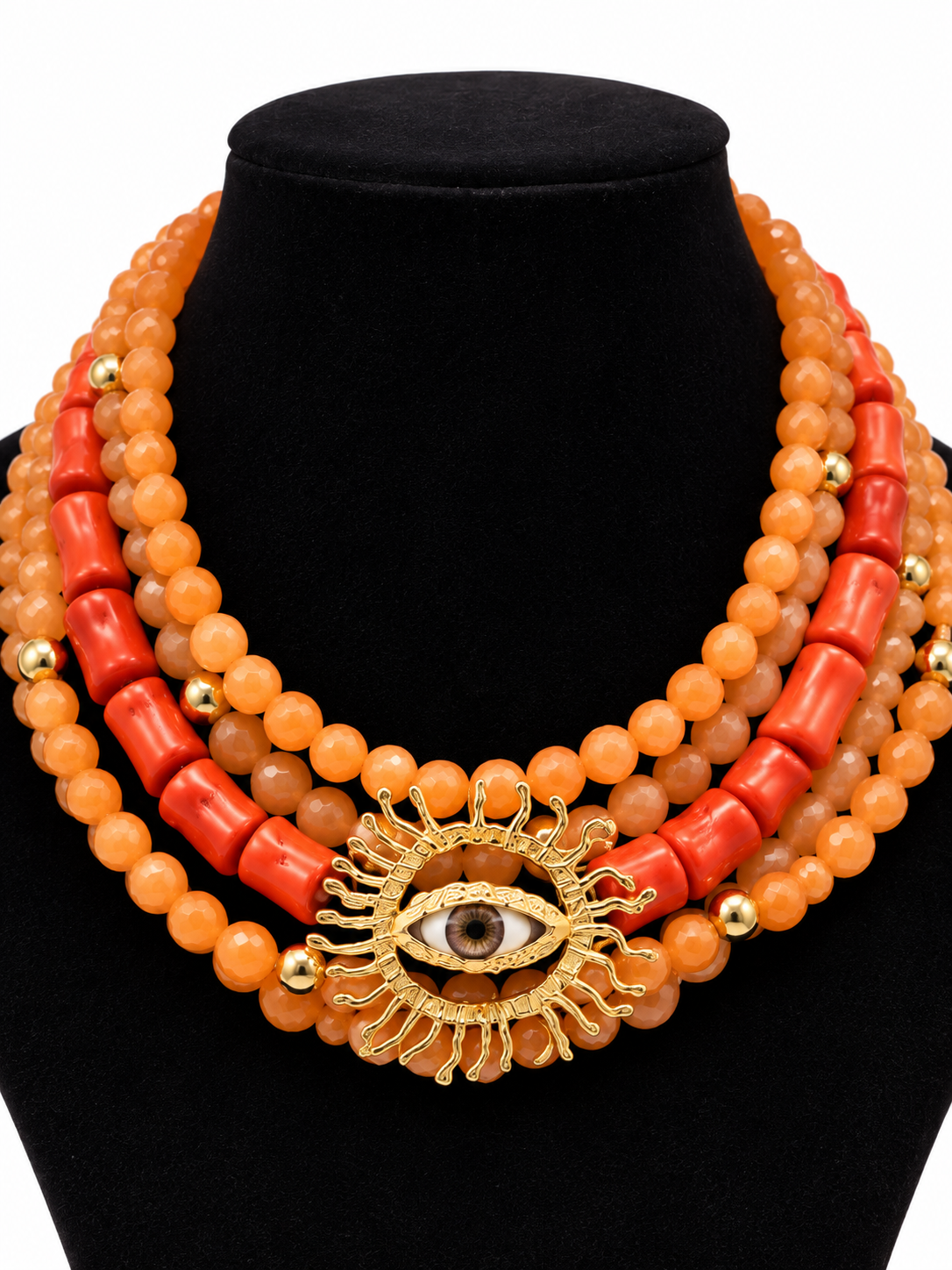 COLLAR CORAL BOHEMIO