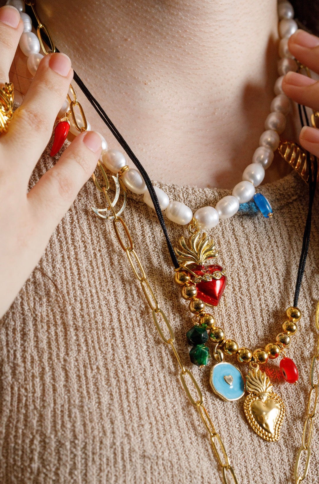 COLLAR DIJES DE COLORES