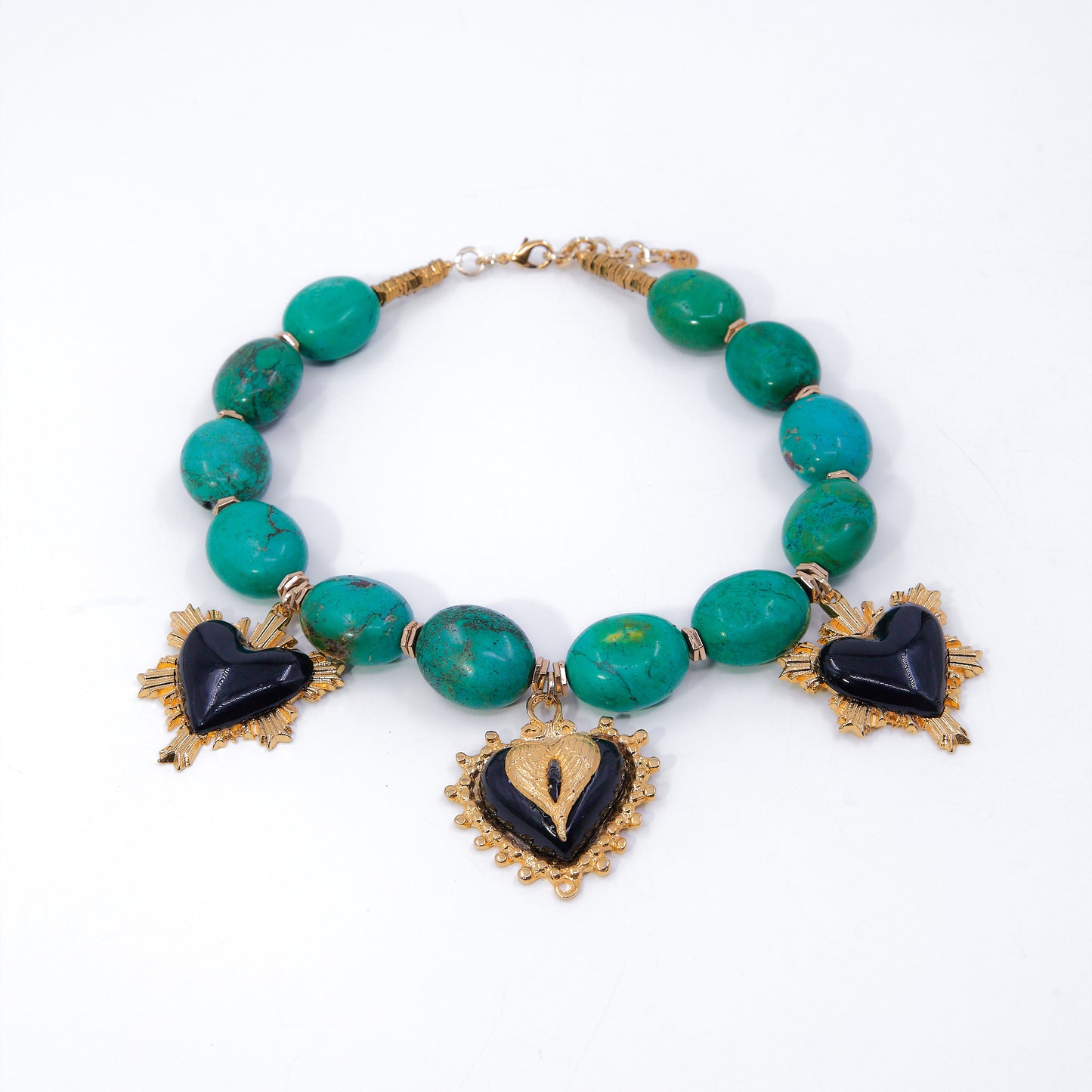 SET COLLAR CORAZON POMERANIA