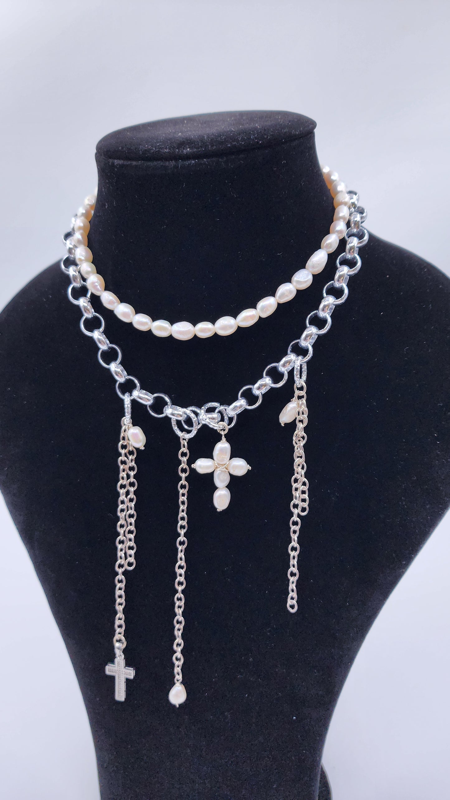 COLLAR PLATA CRUZ
