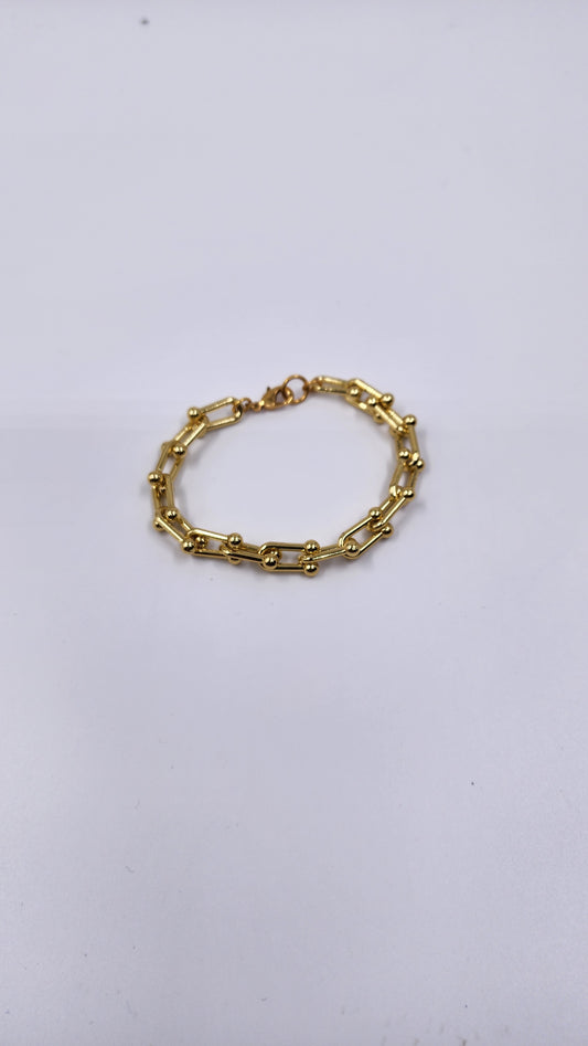PULSERA ESLABÓN DORADO