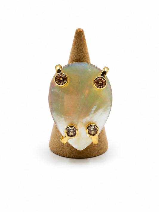 ANILLO GOTA DE NÁCAR