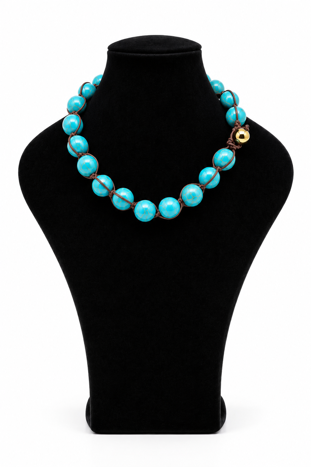 COLLAR TEJIDO PERLAS