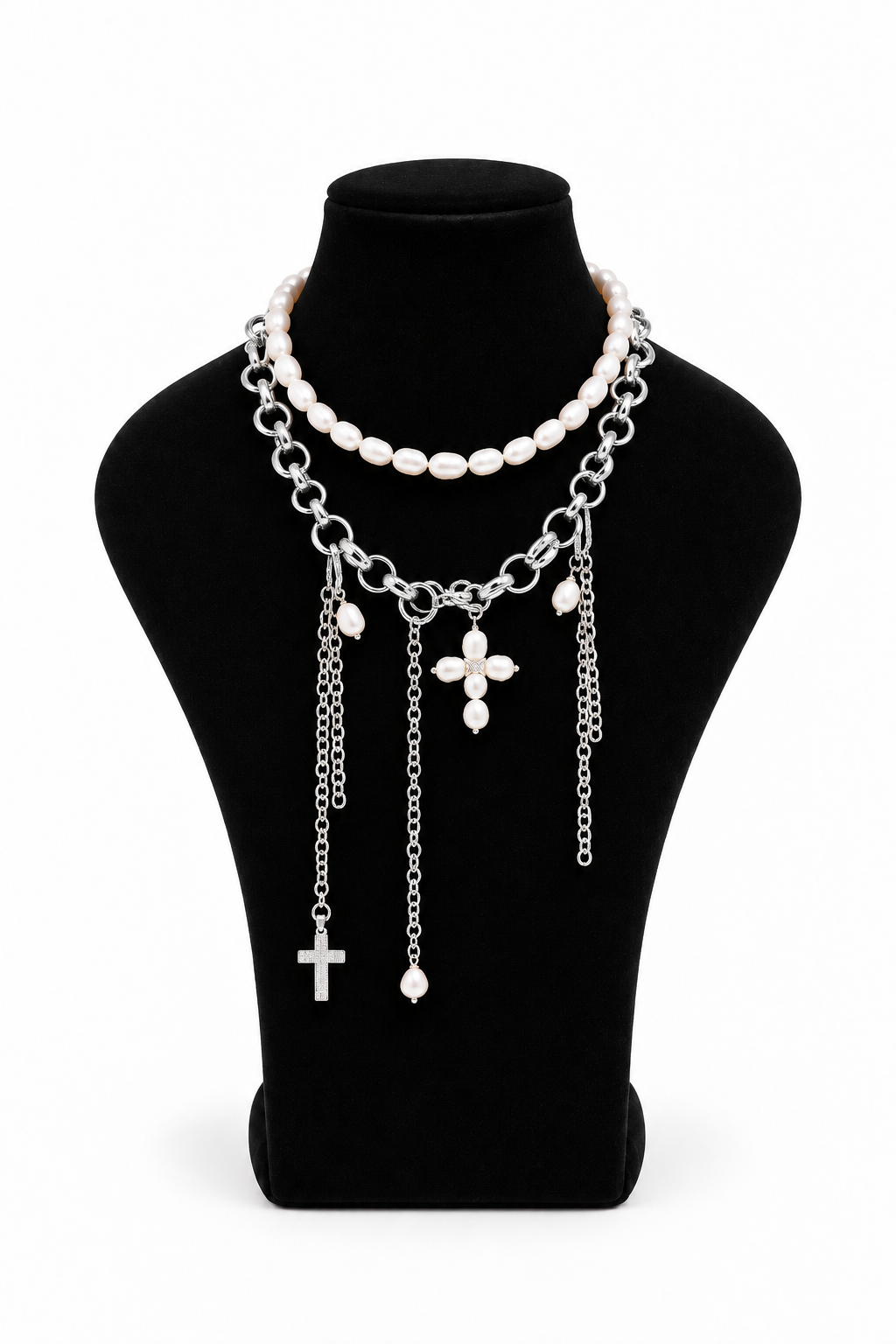 COLLAR PLATA CRUZ
