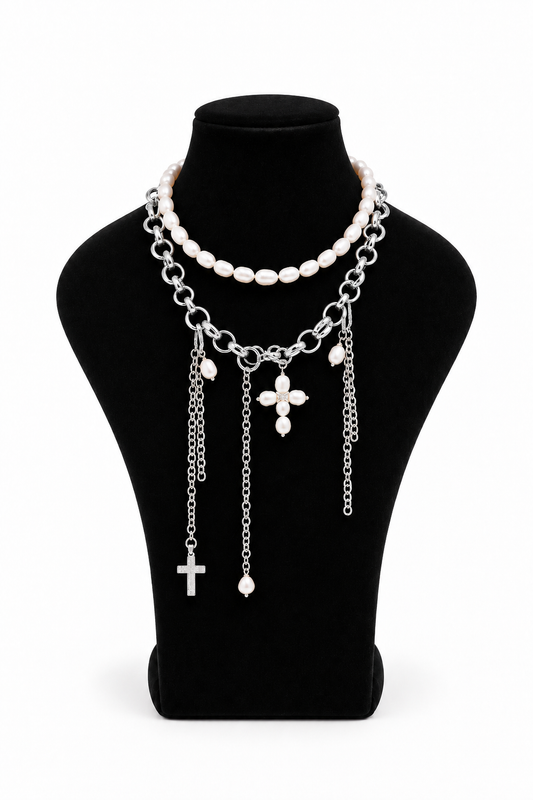 COLLAR PLATA CRUZ