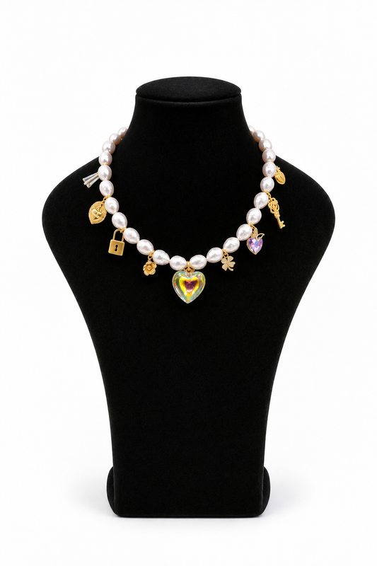COLLAR CORAZÓN BOHEMIO SWAROVSKI