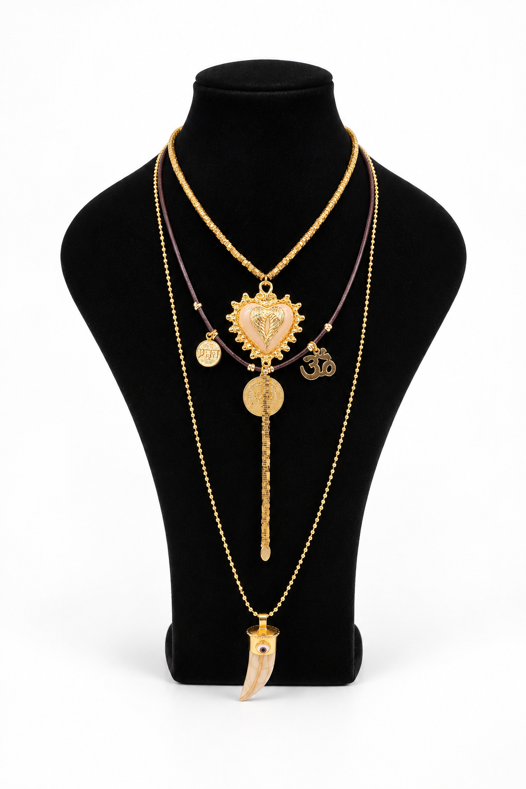 COLLAR CORAZÓN Y ESPÍRITU BOHEMIO