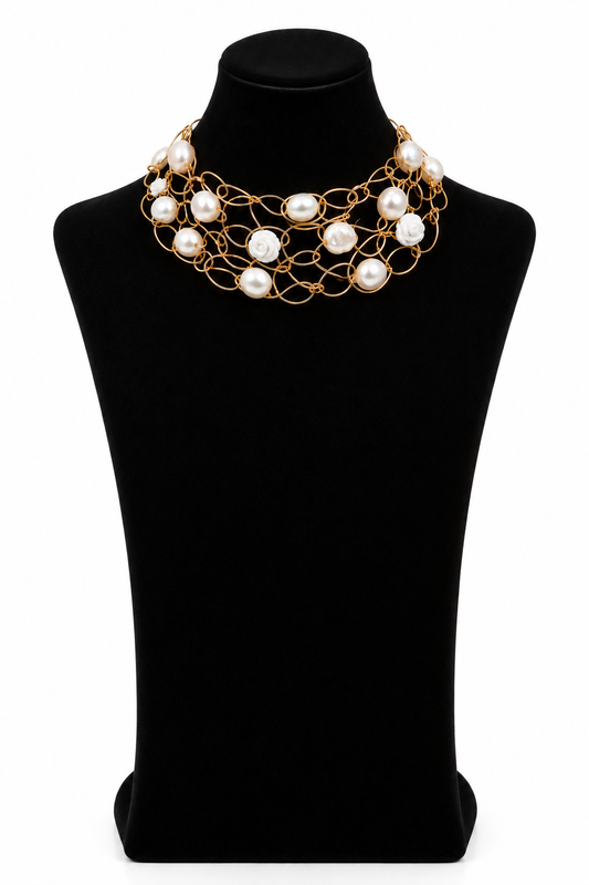 CHOKER TEJIDO OLA DE MAR