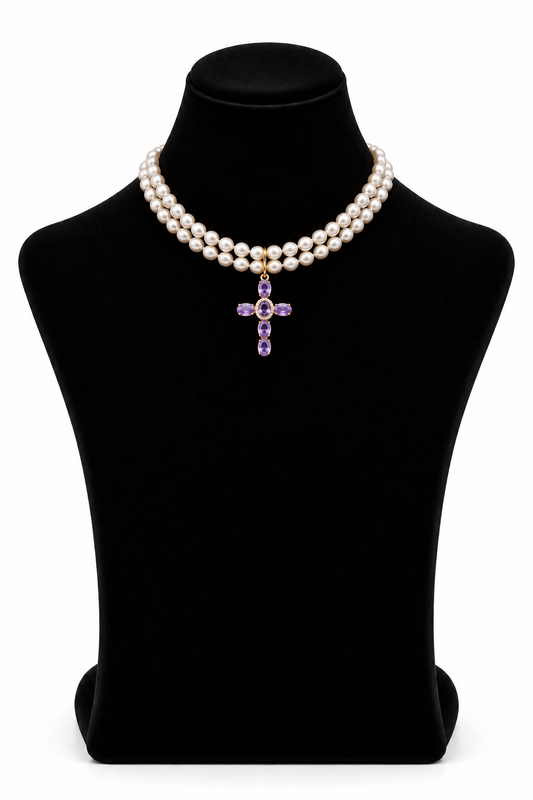 CHOKER DOBLE GIGI CRUZ POMERANIA