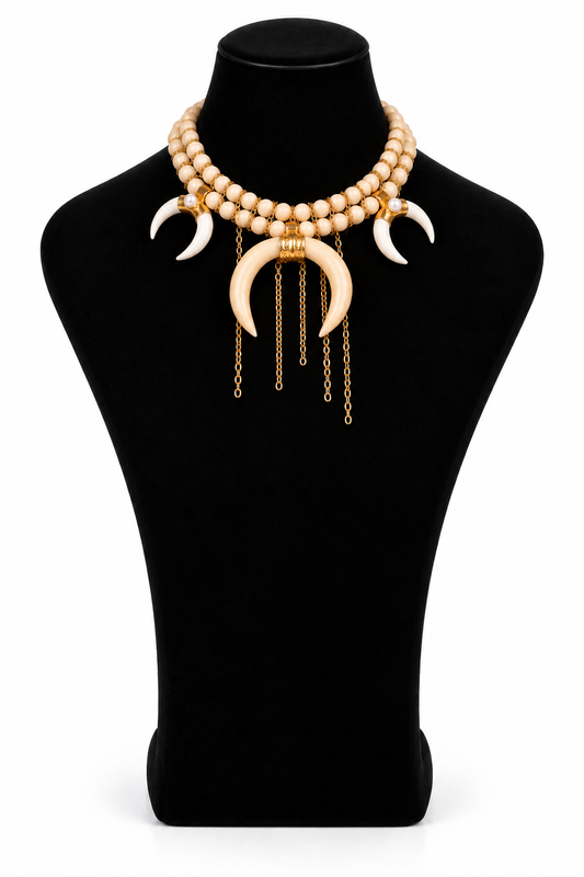 CHOKER LUNA MARFIL