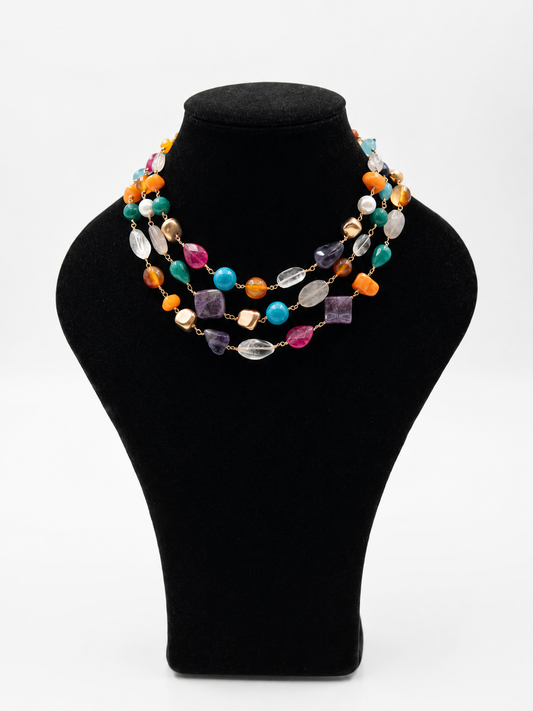 COLLAR MULTI CUARZOS DE LA ENERGÍA