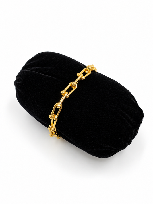 PULSERA ESLABÓN DORADO