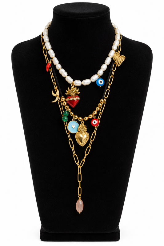 COLLAR DIJES DE COLORES