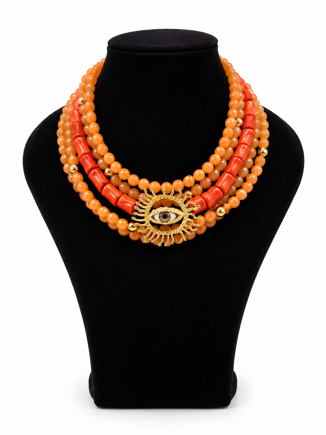 COLLAR CORAL BOHEMIO