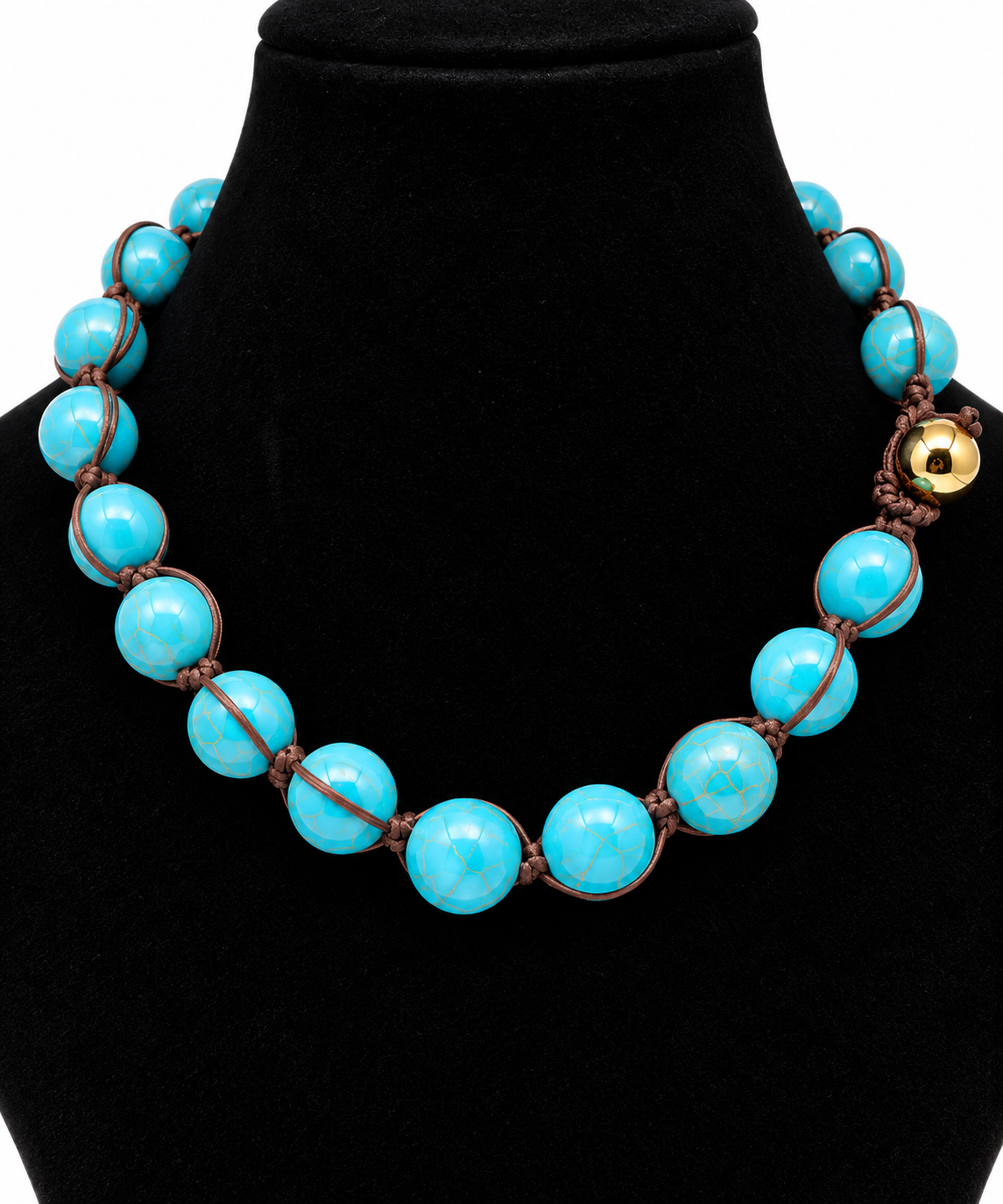 COLLAR TEJIDO PERLAS