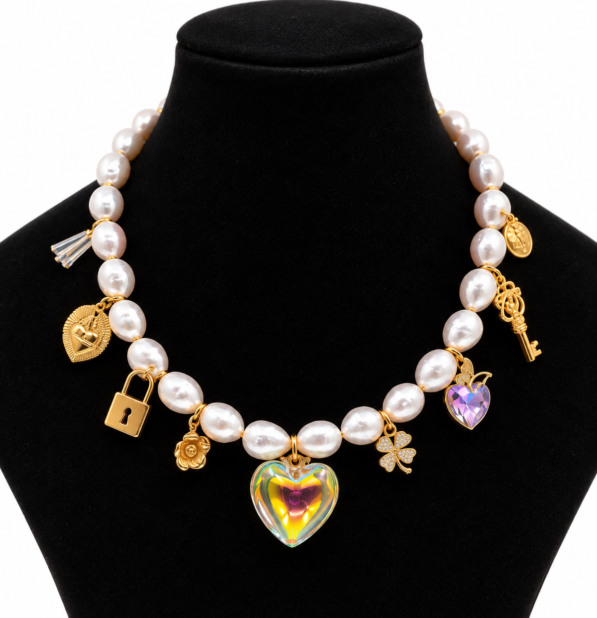 COLLAR CORAZÓN BOHEMIO SWAROVSKI