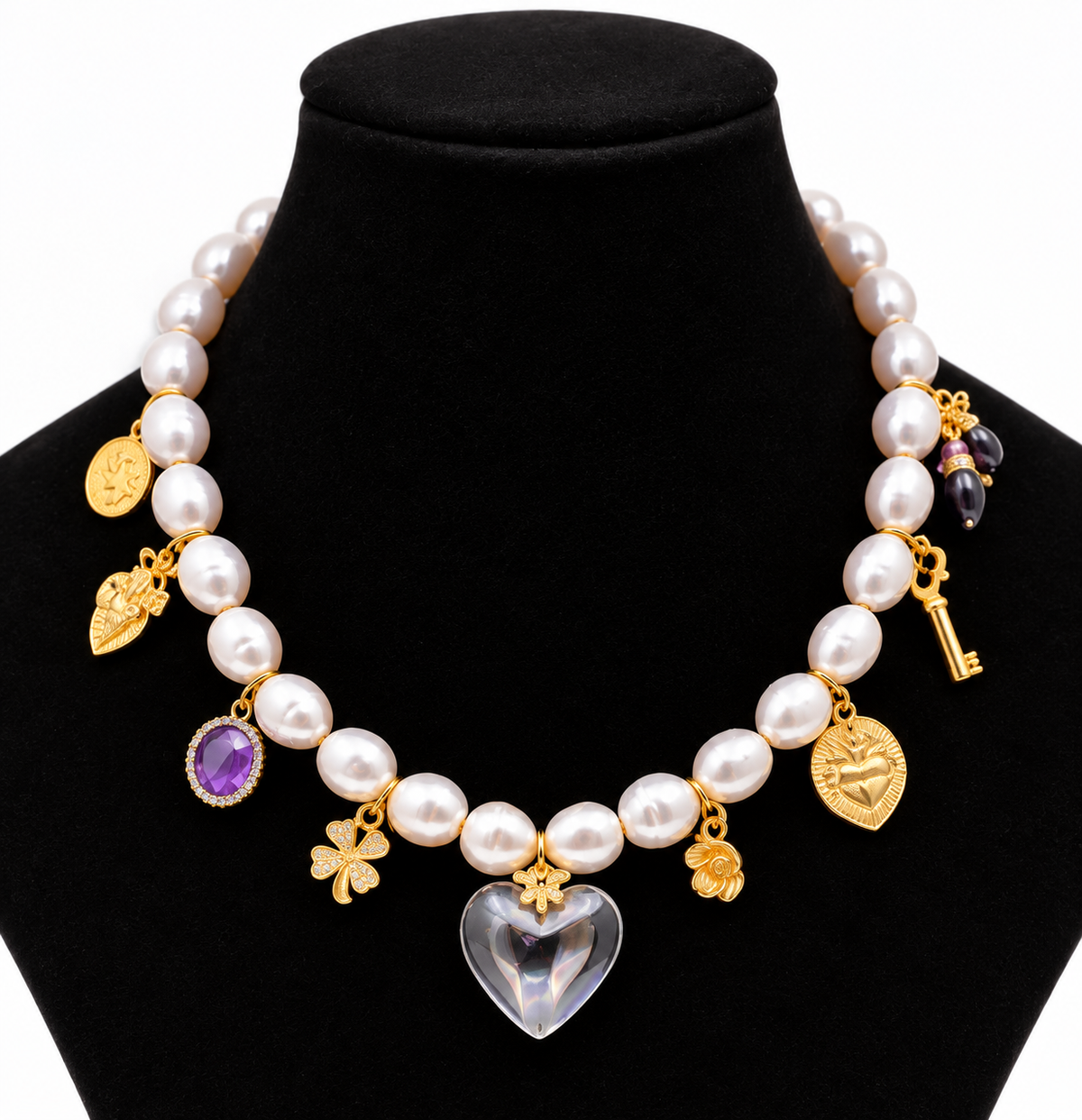 COLLAR CORAZÓN BOHEMIO SWAROVSKI