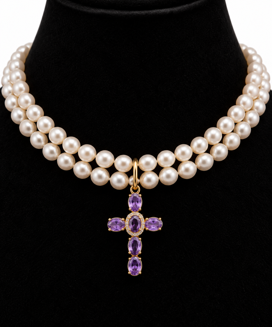 CHOKER DOBLE GIGI CRUZ POMERANIA