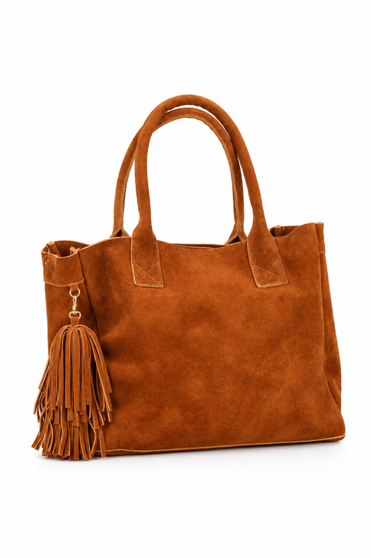 BOLSO DE PIEL TASSEL