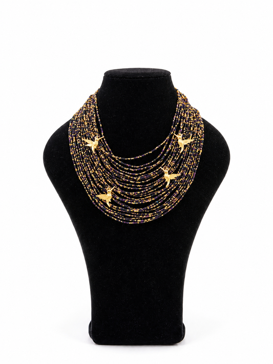 COLLAR COLIBRÍ METAMORFOSIS