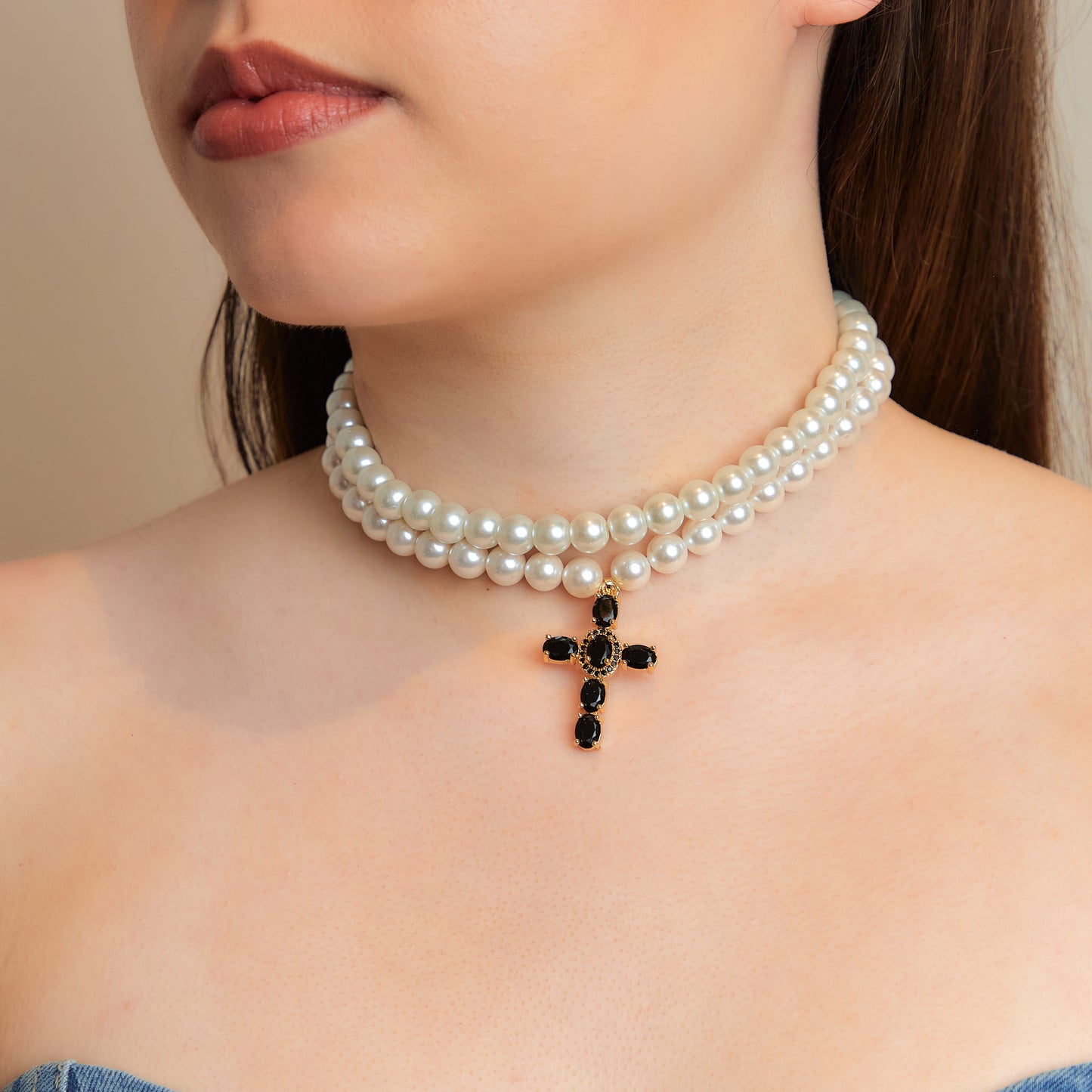 CHOKER DOBLE GIGI CRUZ POMERANIA
