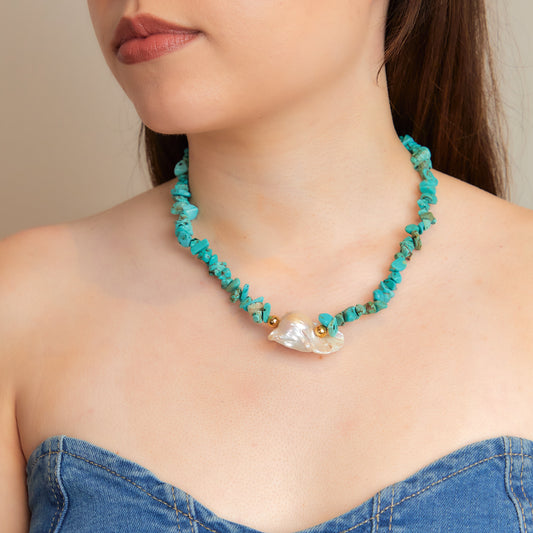 COLLAR DE LA SUERTE CHIP BIG PERLA