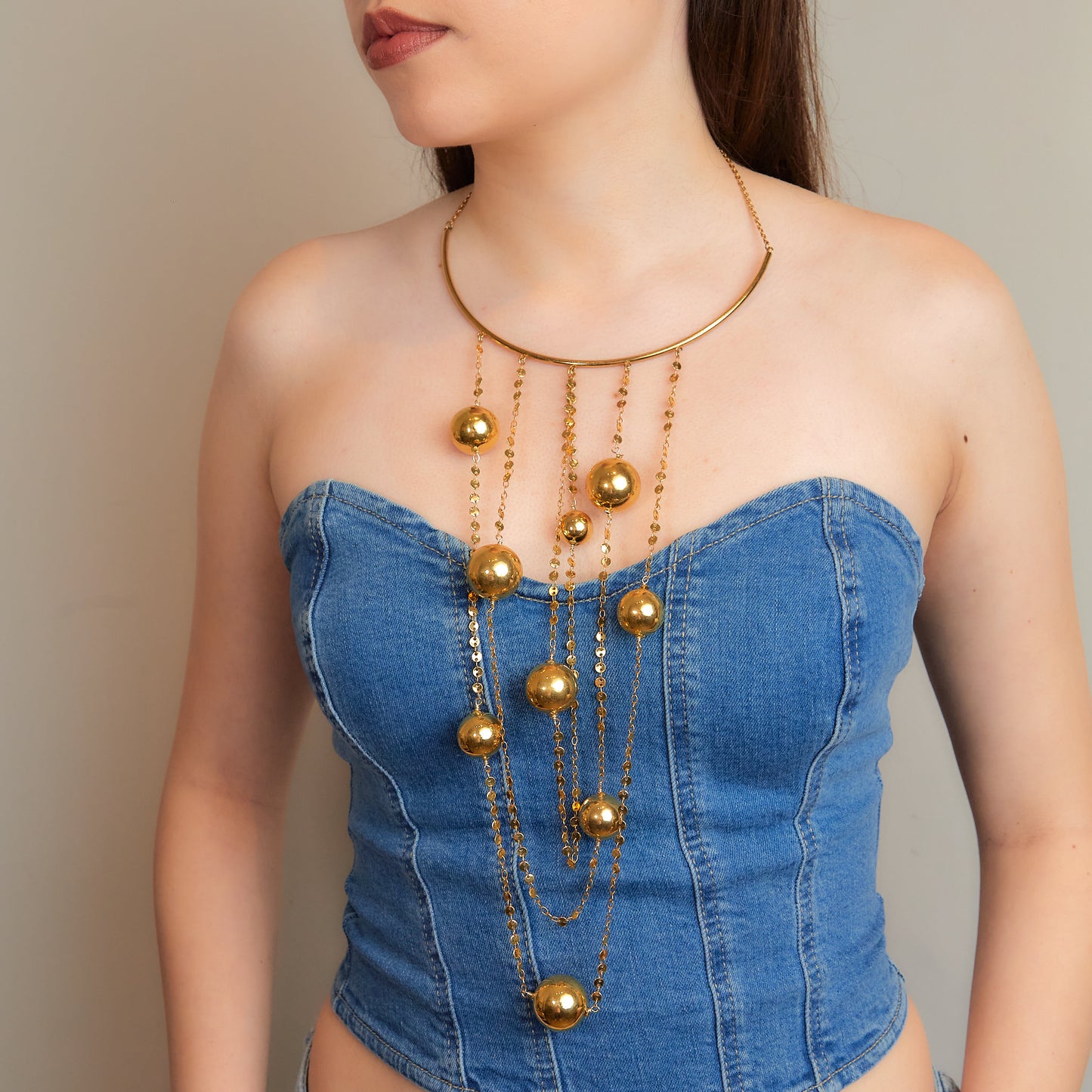 SET AROS ESFERAS COLLAR